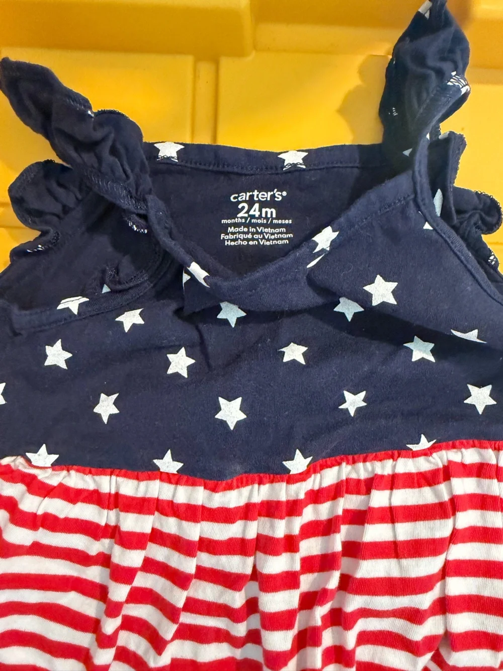 Carters patriotic red